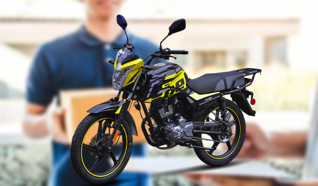 Aquí está la moto idea para el delivery en Venezuela