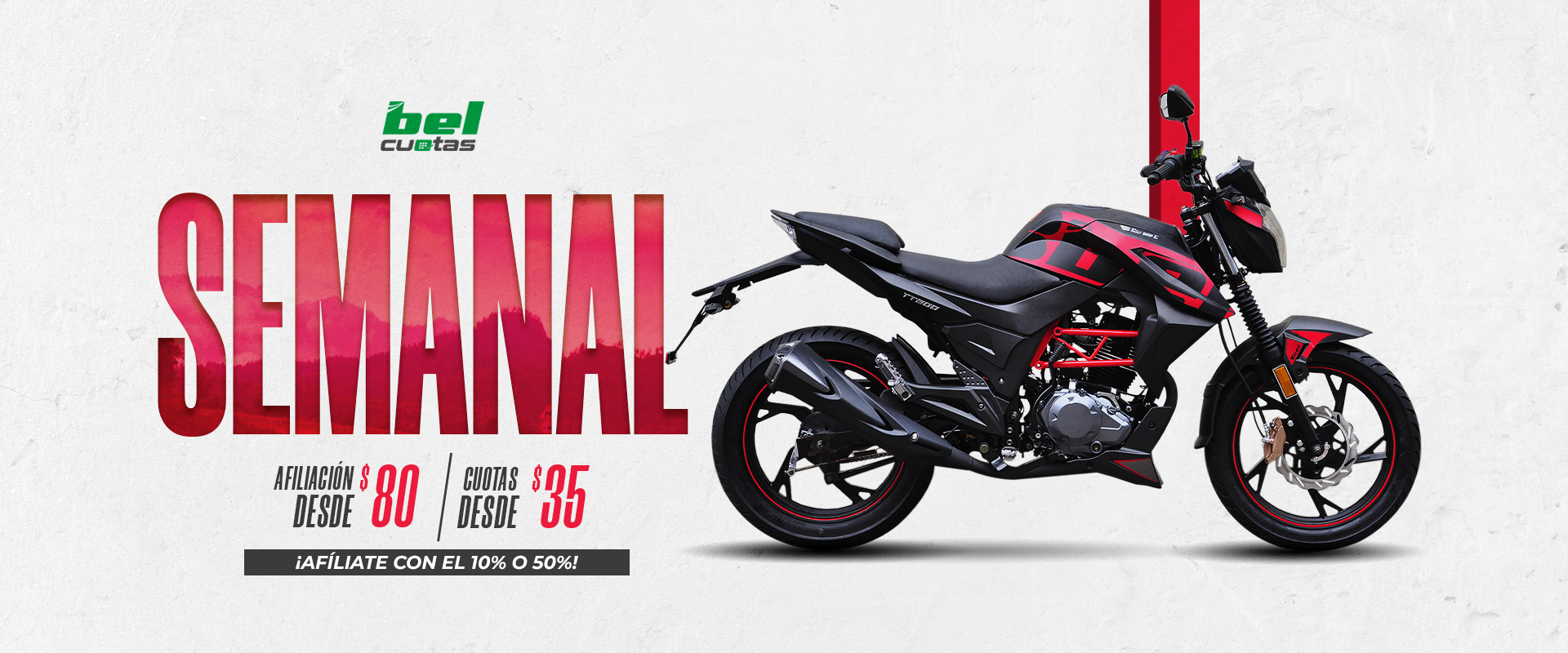 Bel cuotas semanal de bel motos bel by um y um