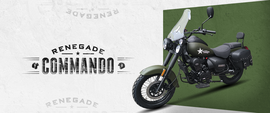 Moto UM Renegade Commando 250T estilo militar vintage Venezuela